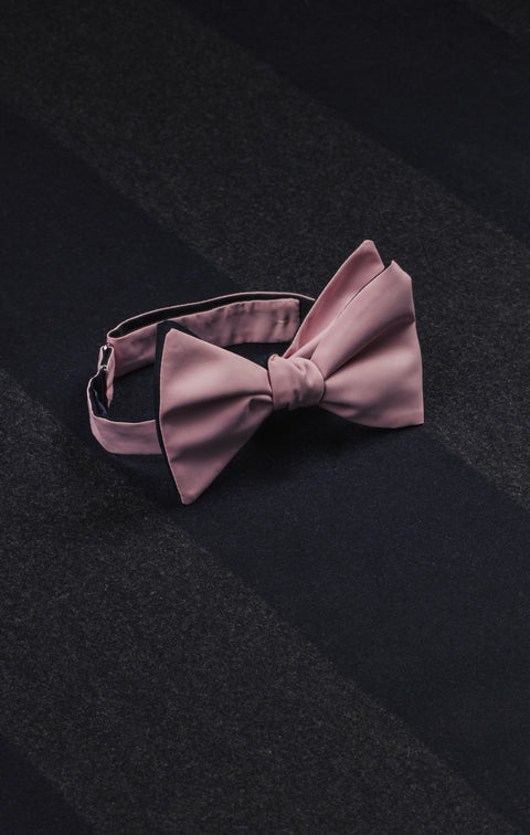 Pap'Atelier upcycled pink bow tie - Image 2