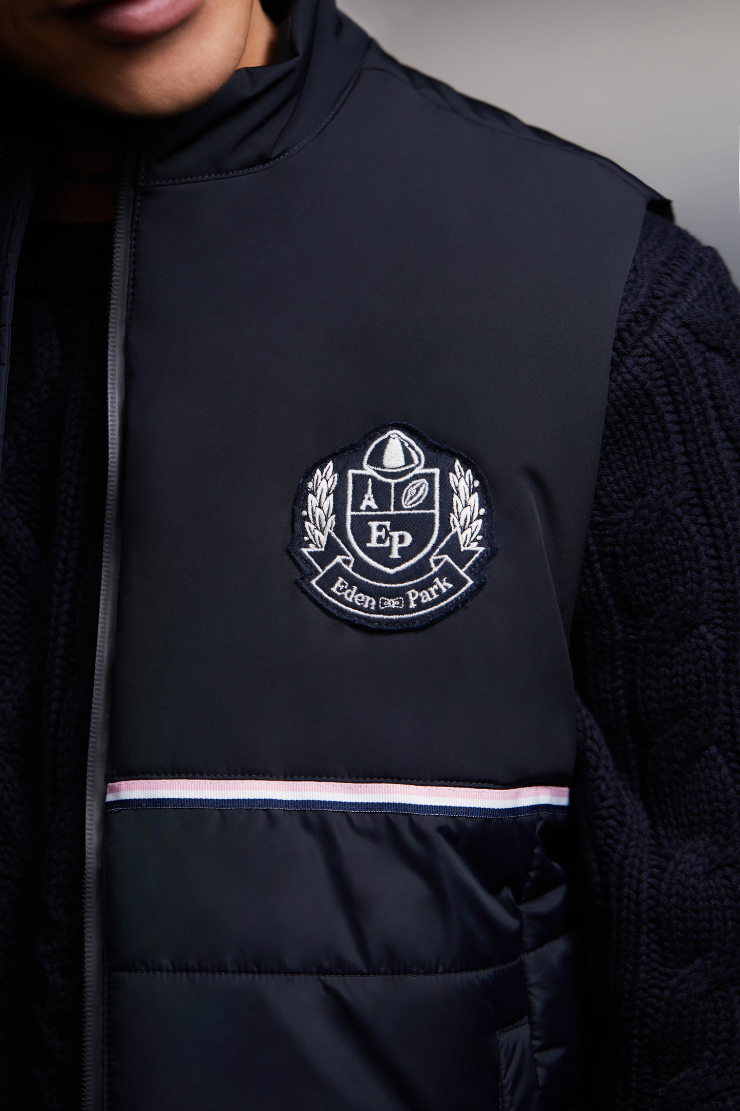 Doudoune sans manches matelassée upcyclée Pap'Atelier