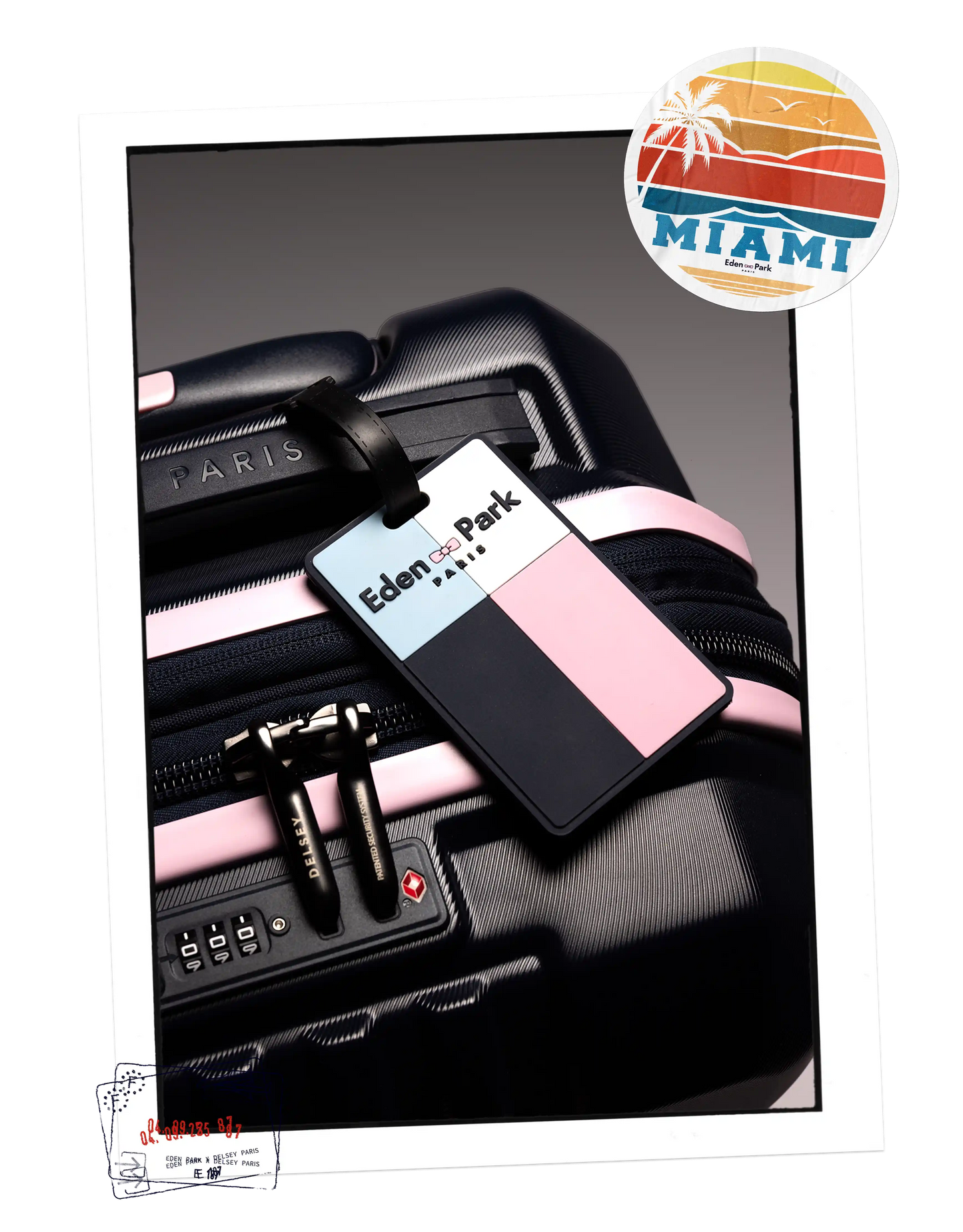 French Flair Tour cabin suitcase Delsey Paris x Eden Park