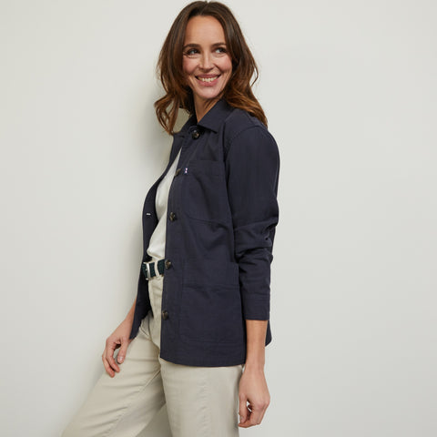 Dark blue overshirt - Image 3