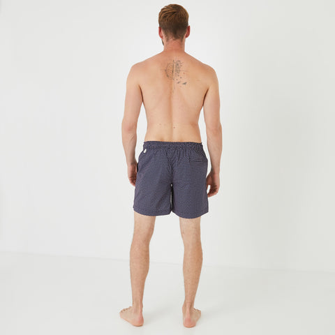 Pink swim shorts with micro motif - Image 2
