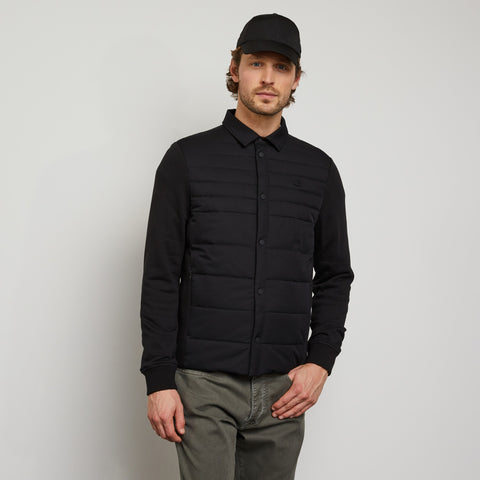 Bi-fabric zipped sweatshirt - Image 1