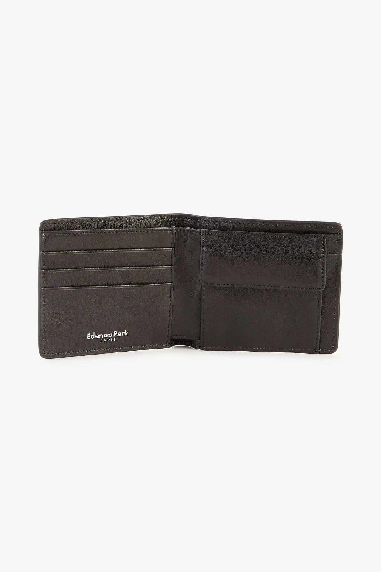 Black leather Italian wallet - Image 2