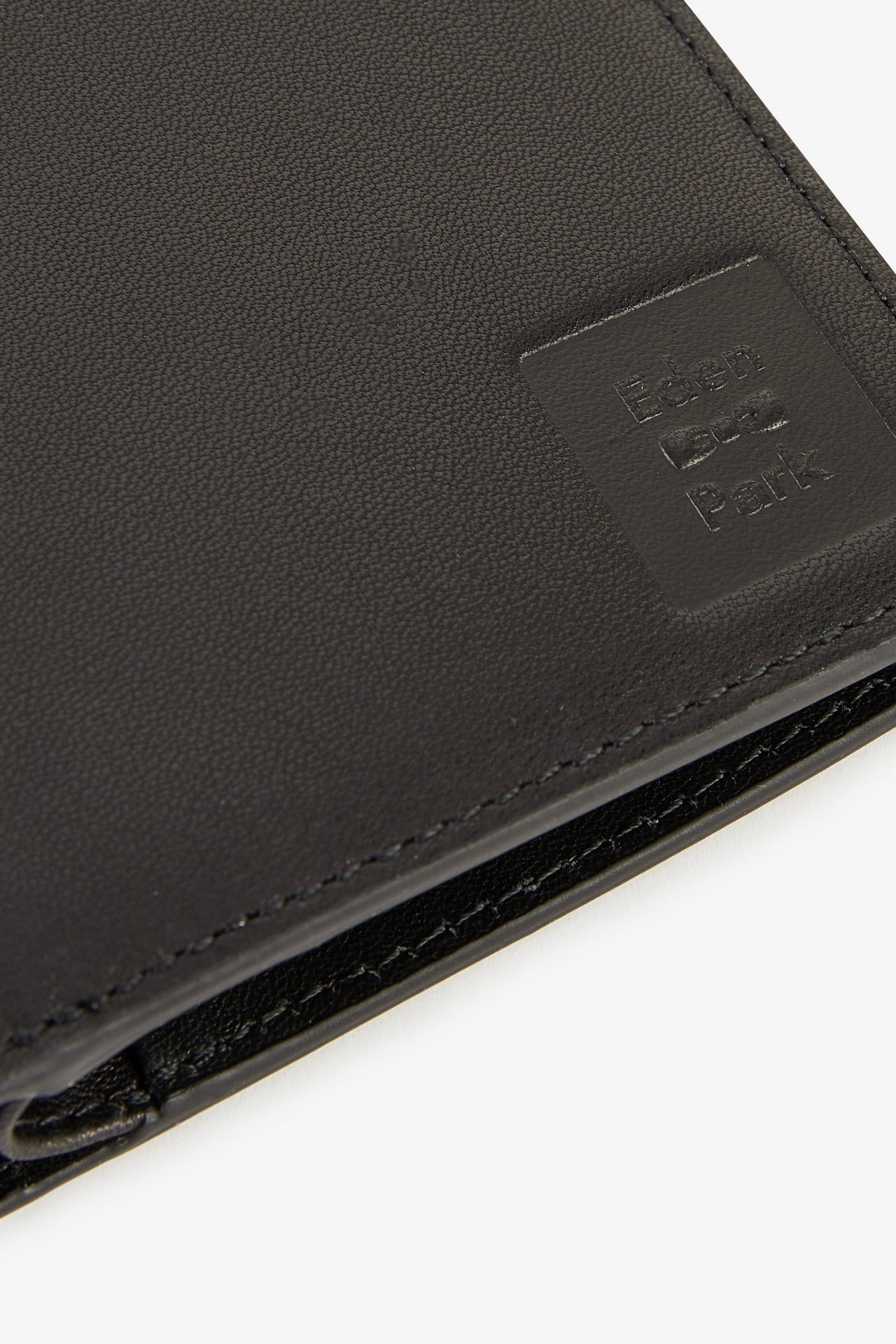 Black leather French wallet - Image 3