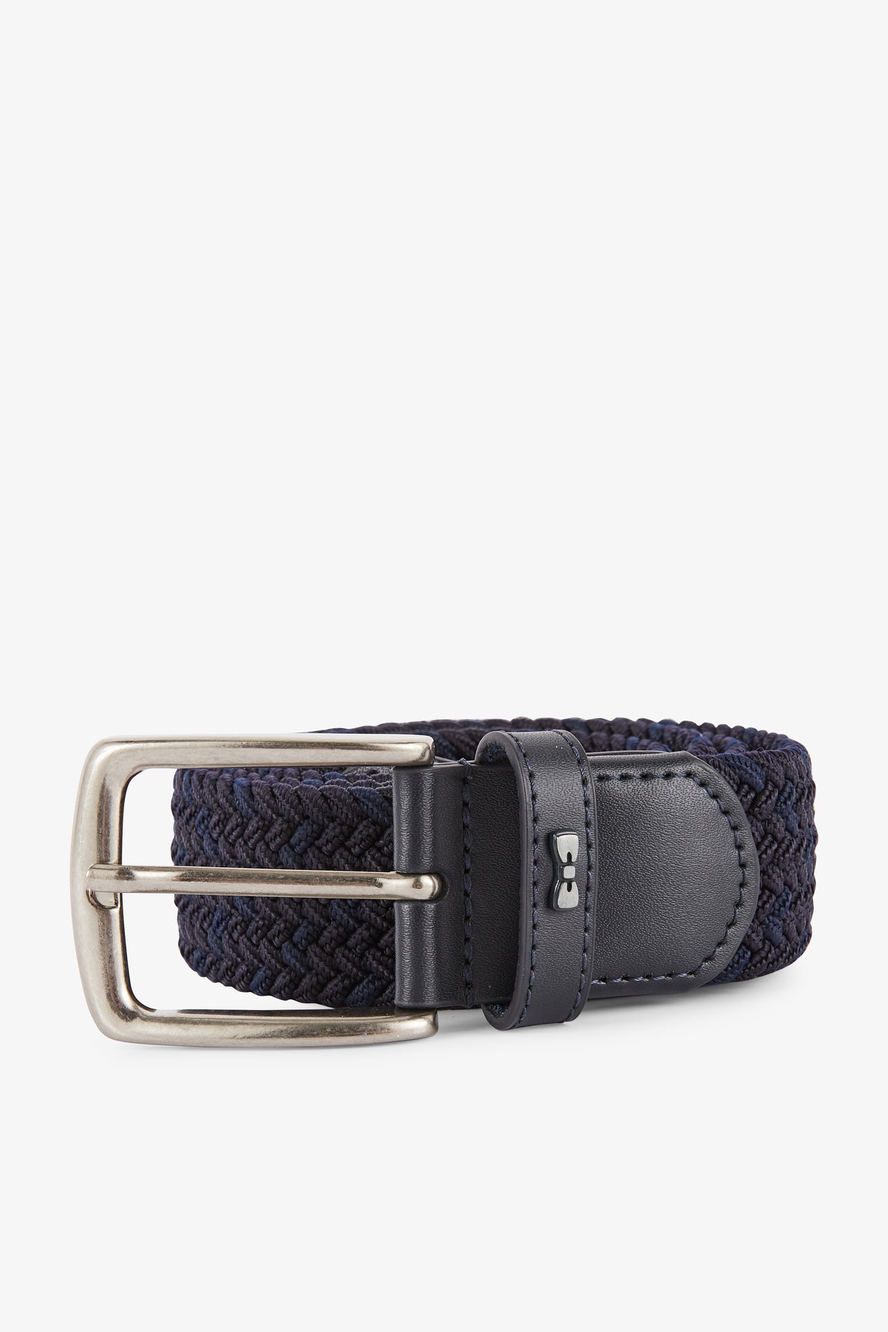 Navy blue braided belt - Image 1