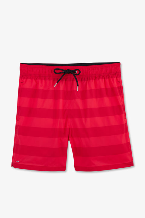 Red striped swim shorts - Image 2
