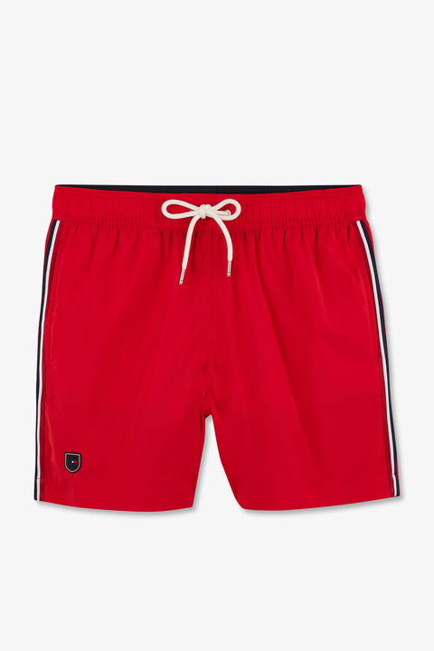 Swim shorts with tricoloured stripes - Image 2