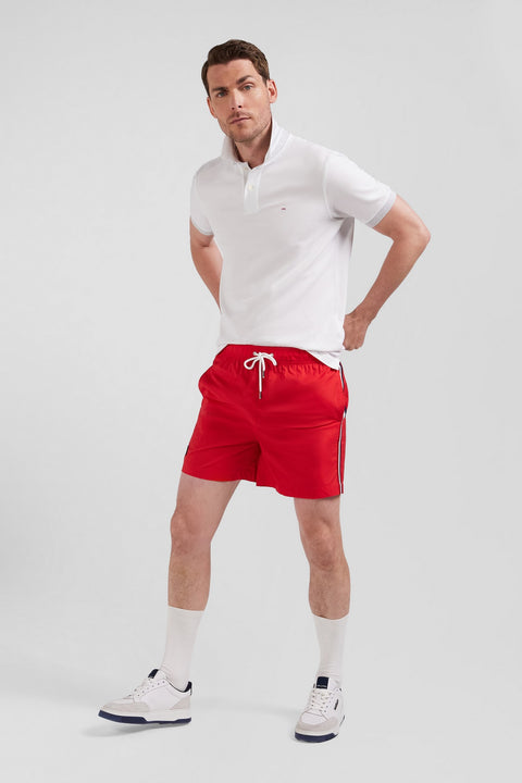 Swim shorts with tricoloured stripes - Image 3