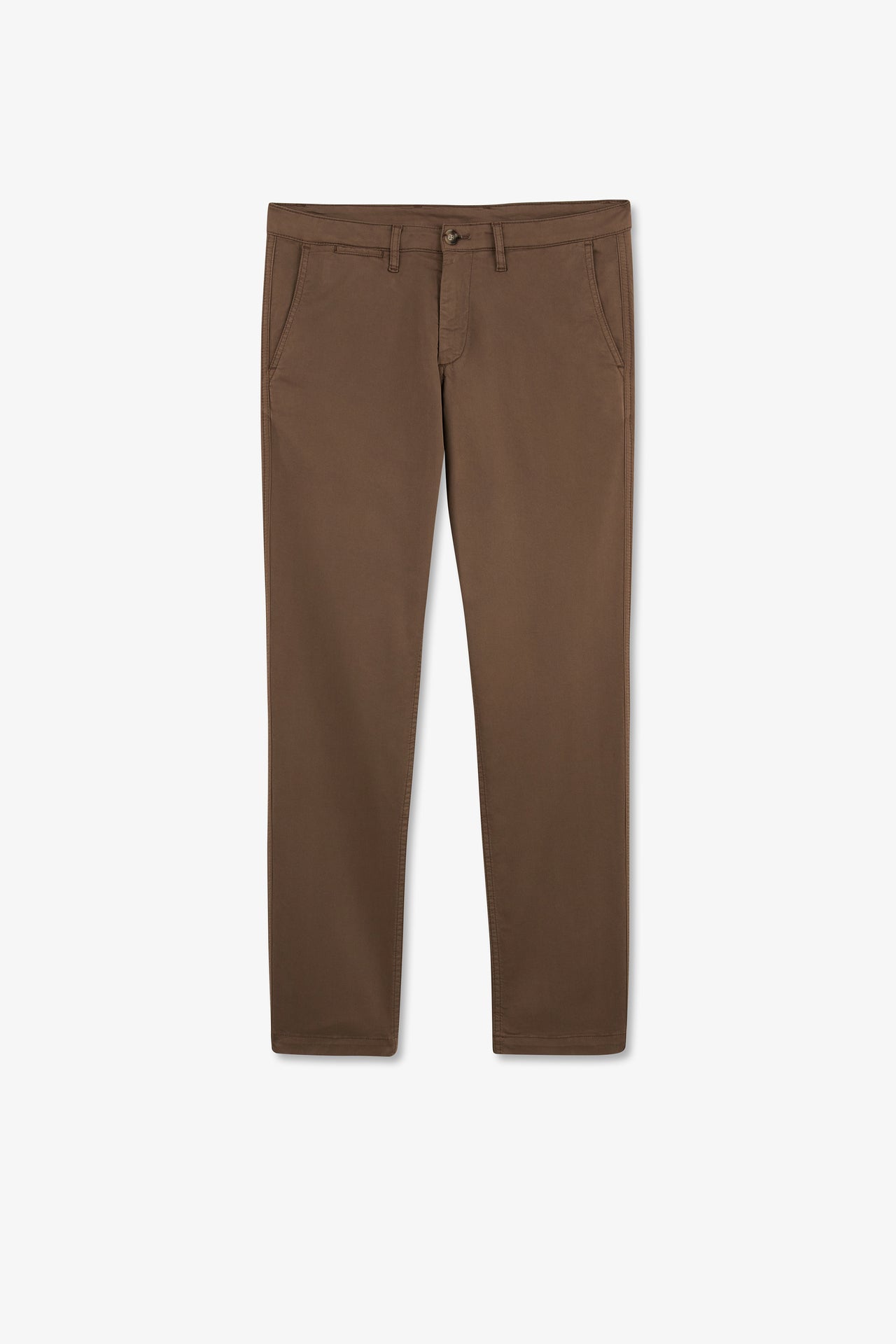 Pantalon chino marron - Image 2