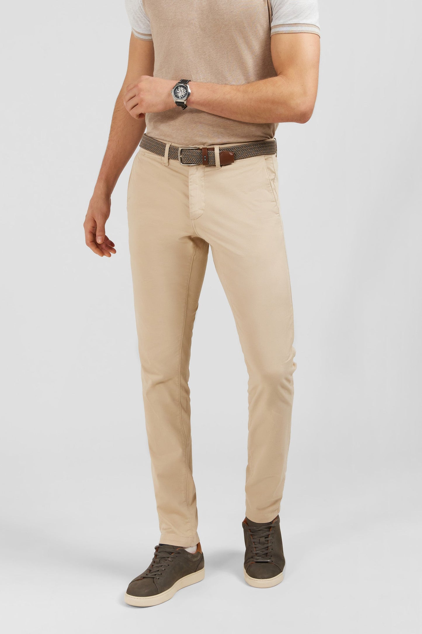 Pantalon chino beige - Image 3