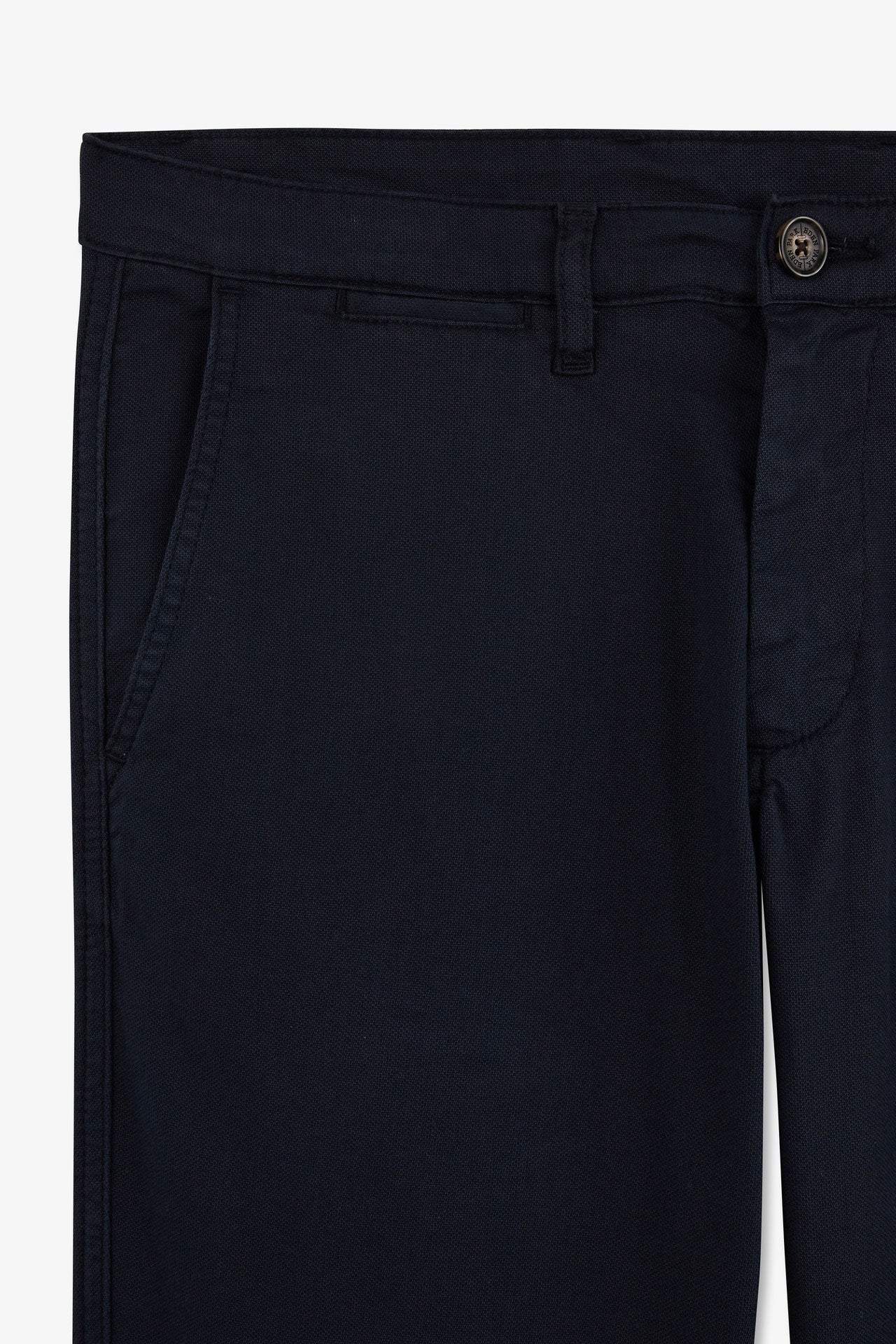 Pantalon chino sans plis bleu marine - Image 6
