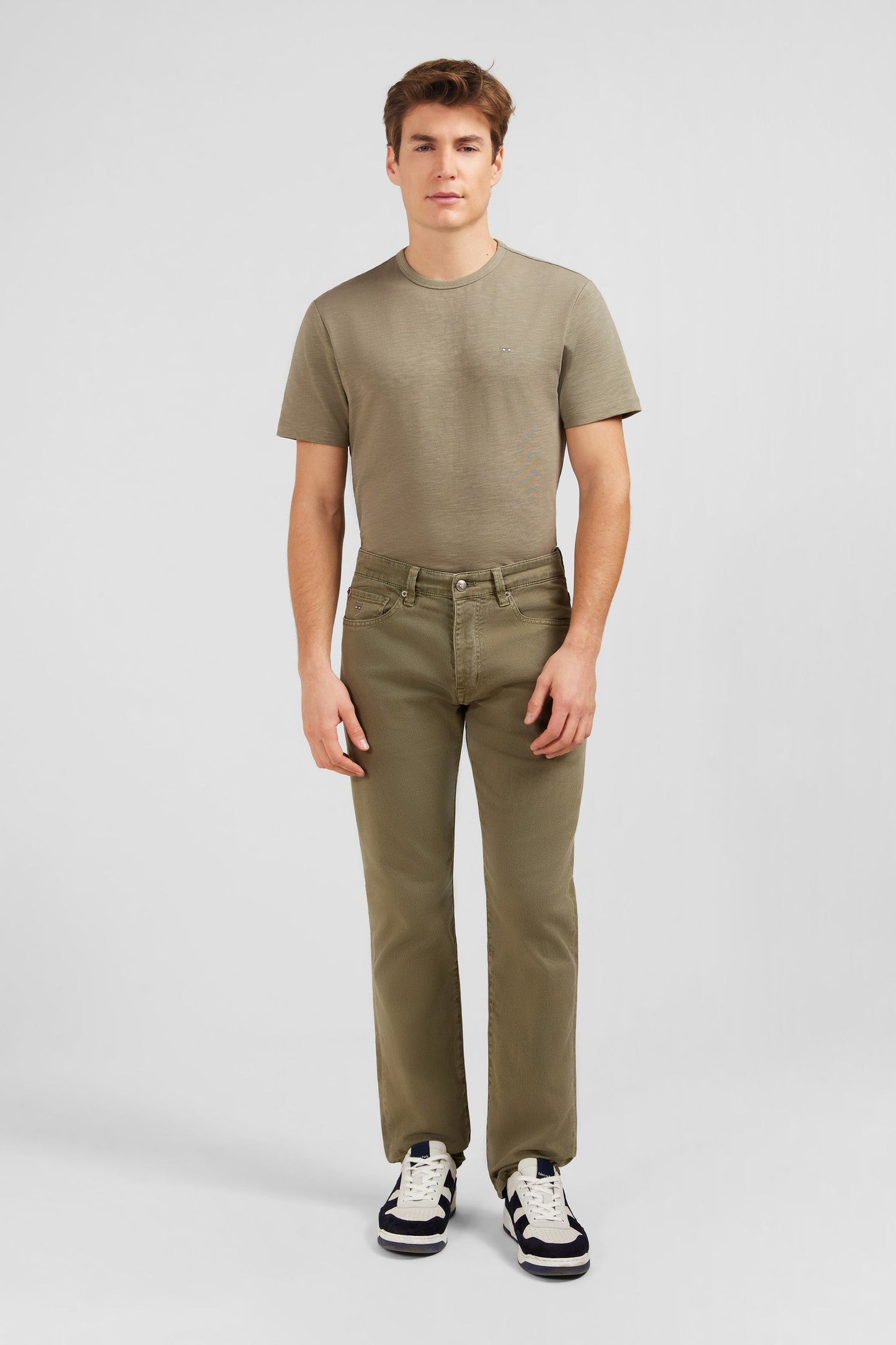 Pantalon droit beige - Image 1