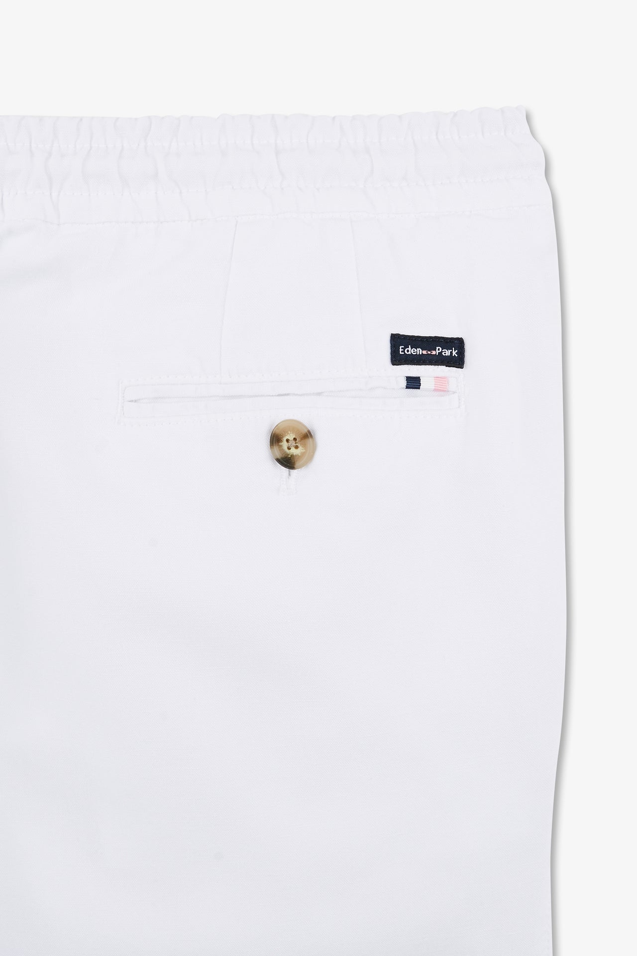 White blended lyocell waistband pants - Image 7