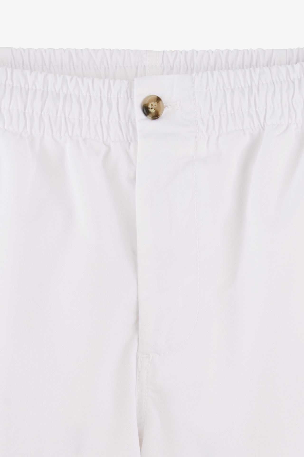 Short en coton uni blanc - Image 2
