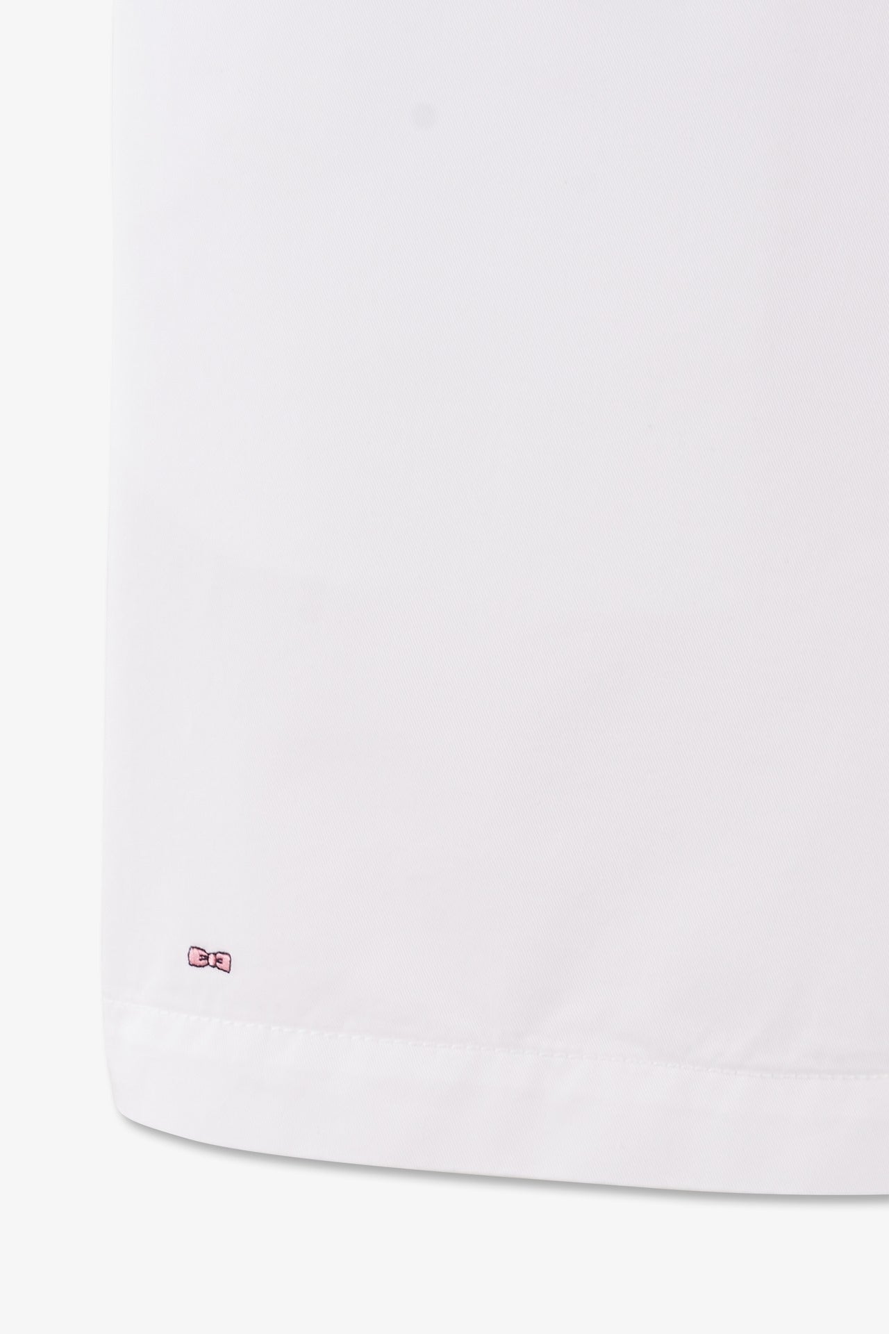 Short en coton uni blanc - Image 3