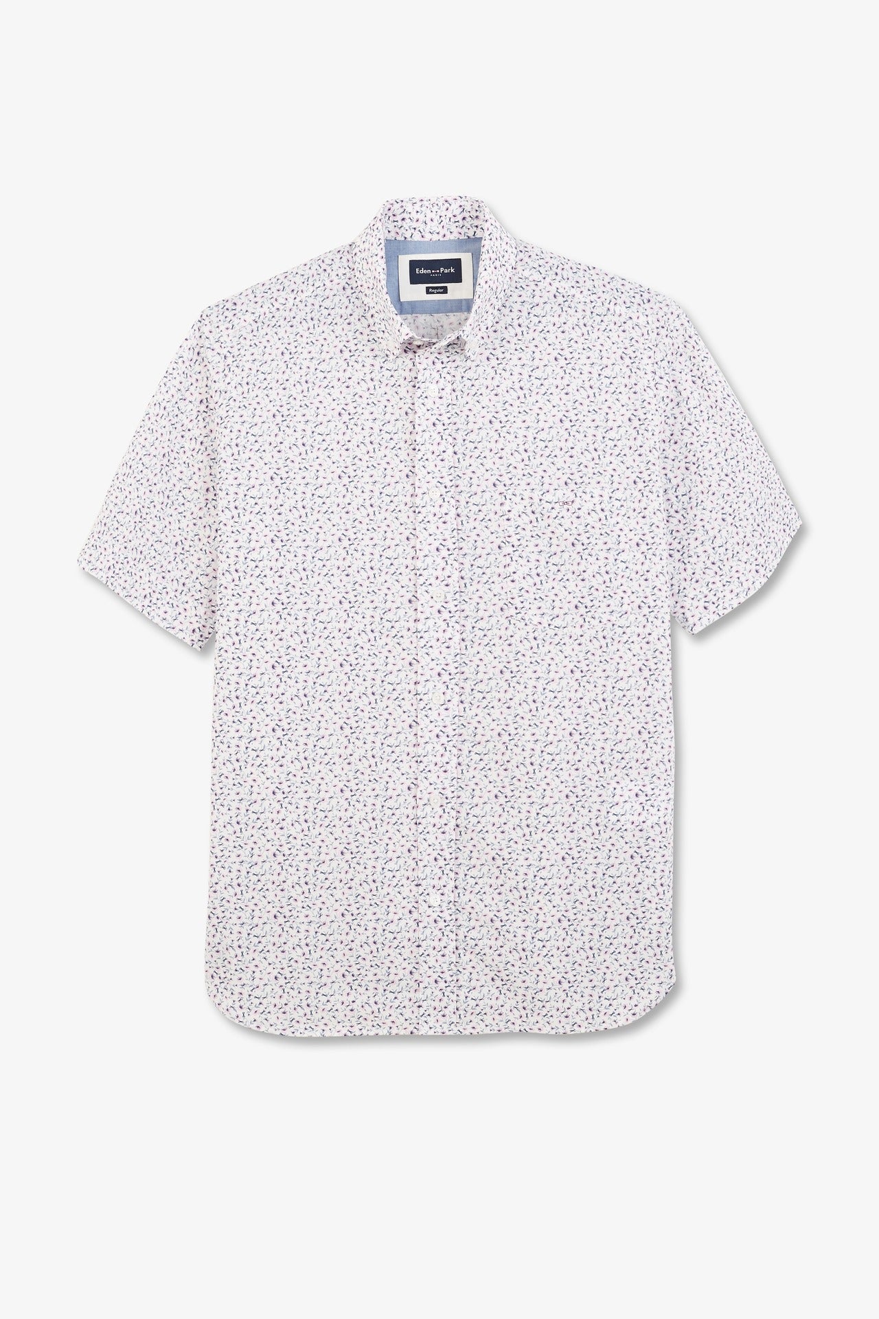 White shirt with exclusive floral print - Image 2