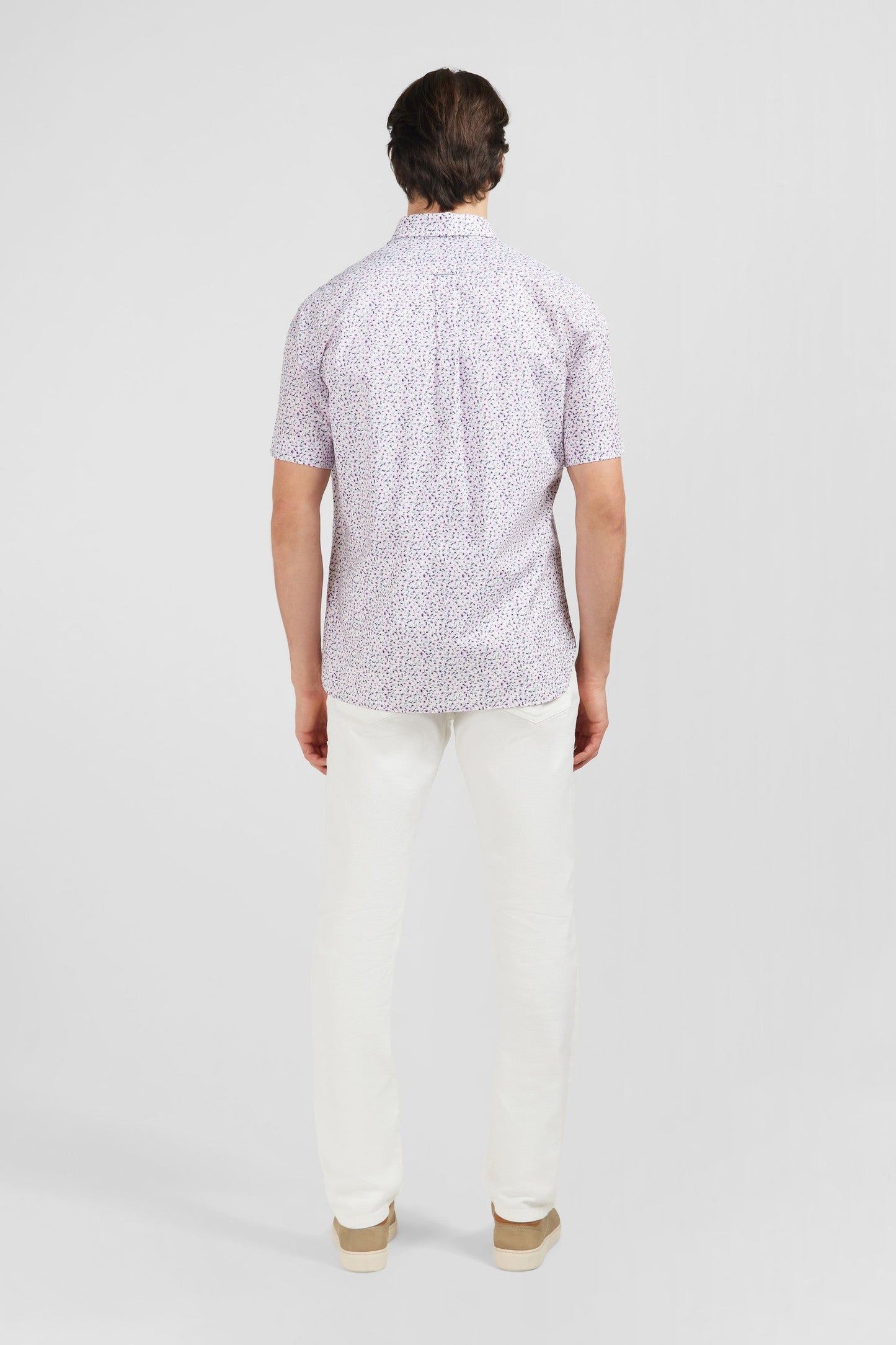 White shirt with exclusive floral print - Image 6