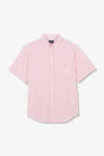 Pink shirt in cotton dobby