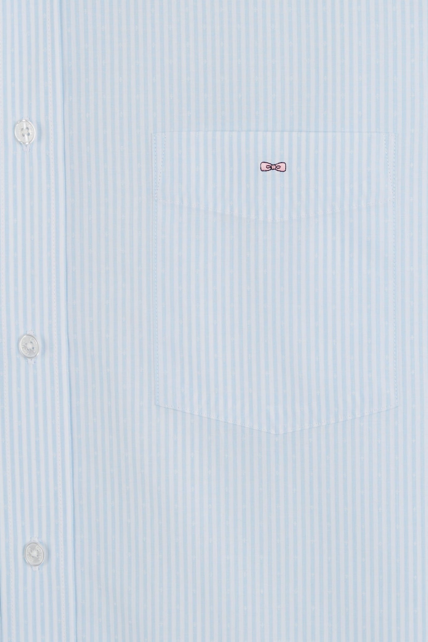 Chemise bleu clair à rayures - Image 9