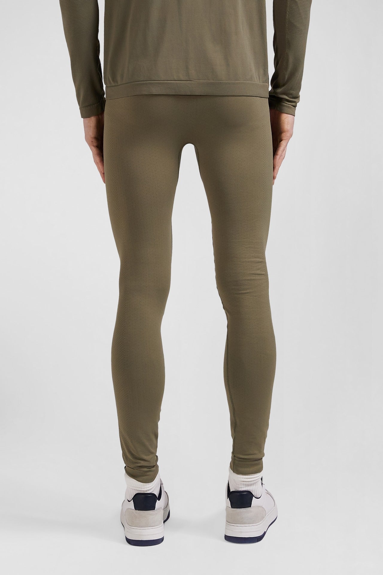 Khaki green stretch sports jogging bottoms