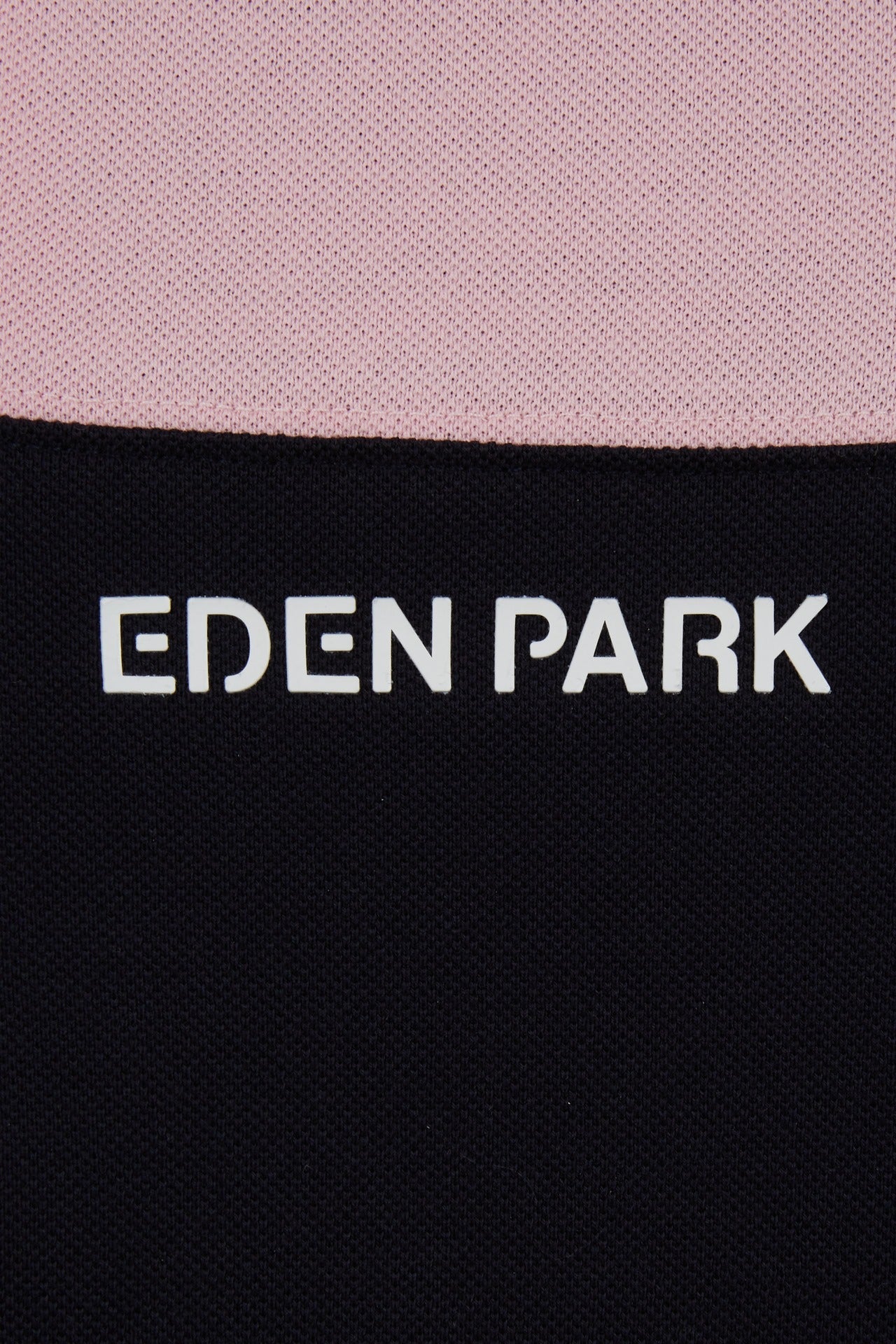 Pink short-sleeved colour-block polo shirt - Image 10