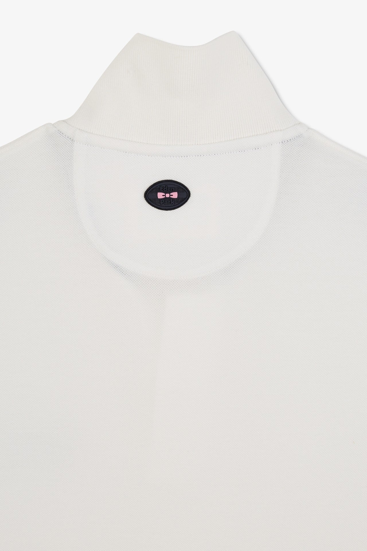 White short-sleeved polo shirt - Image 8