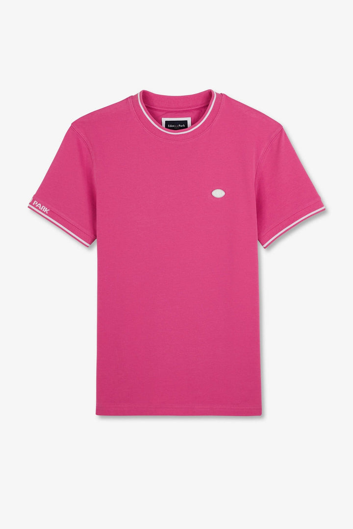 T-shirt rose à manches courtes alt view