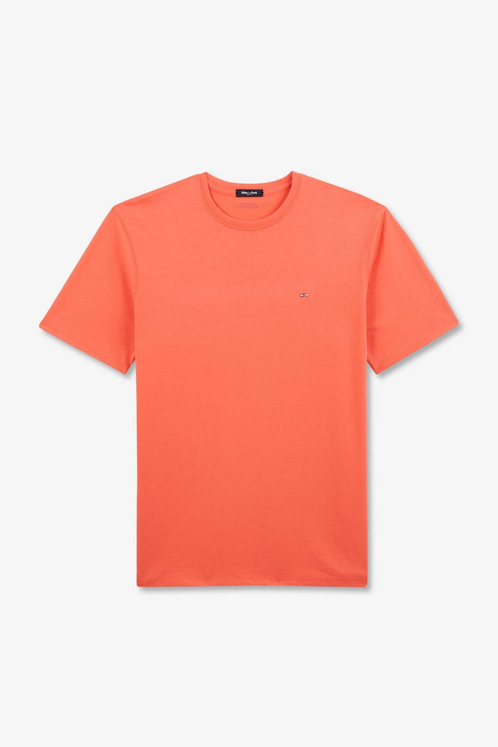 T-shirt rose saumon à manches courtes alt view