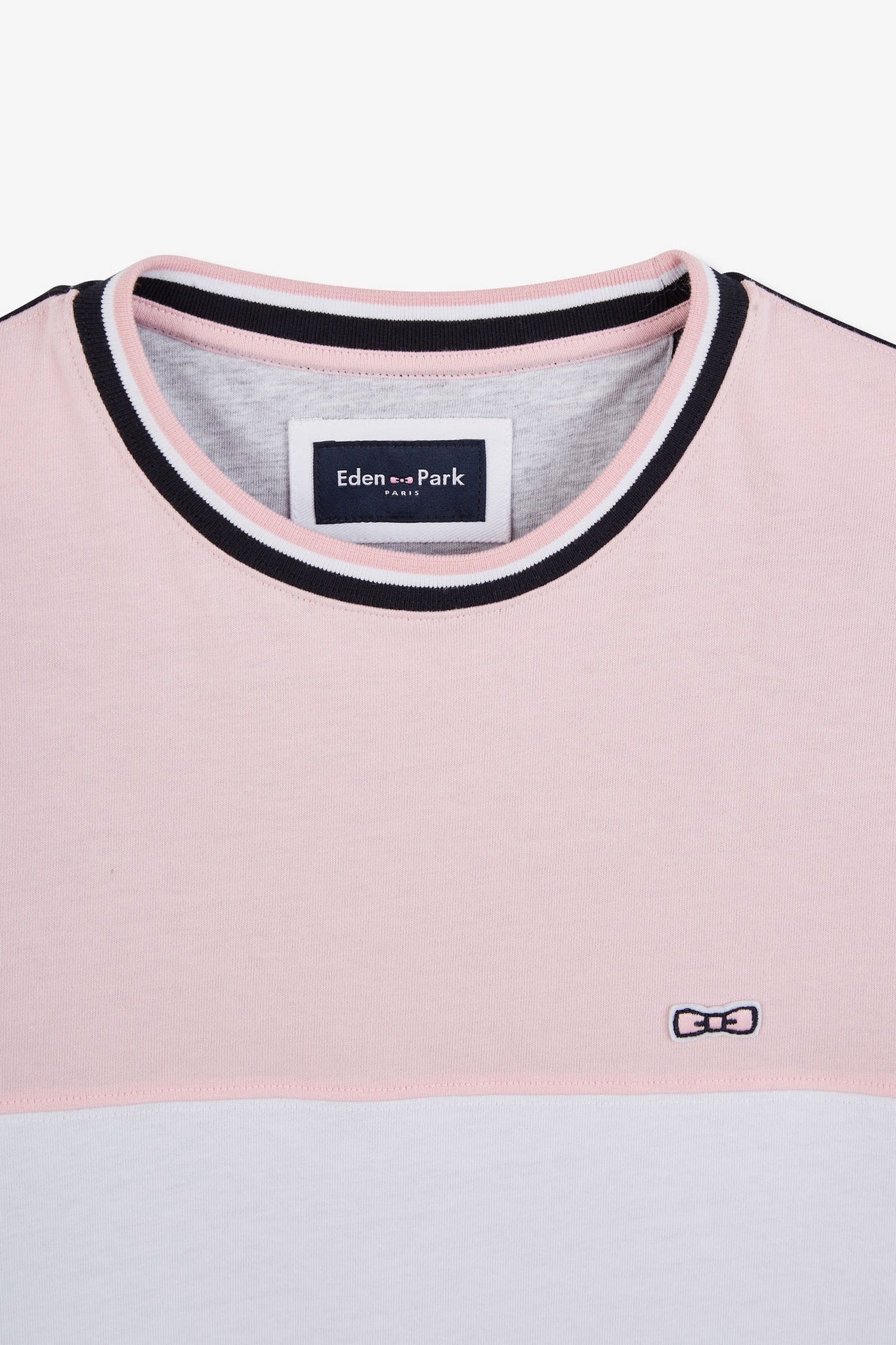 T-shirt rose colorblock à manches courtes - Image 7