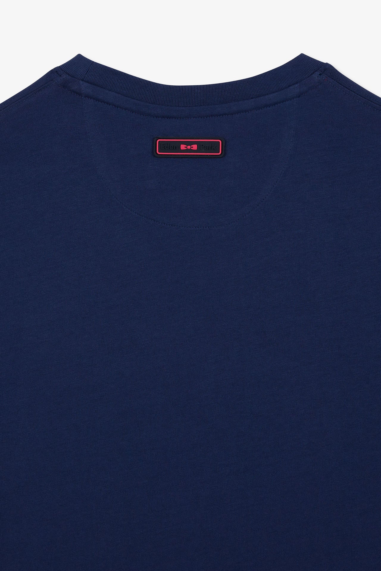 T-shirt bleu foncé à broderie Eden Park bicolore - Image 8