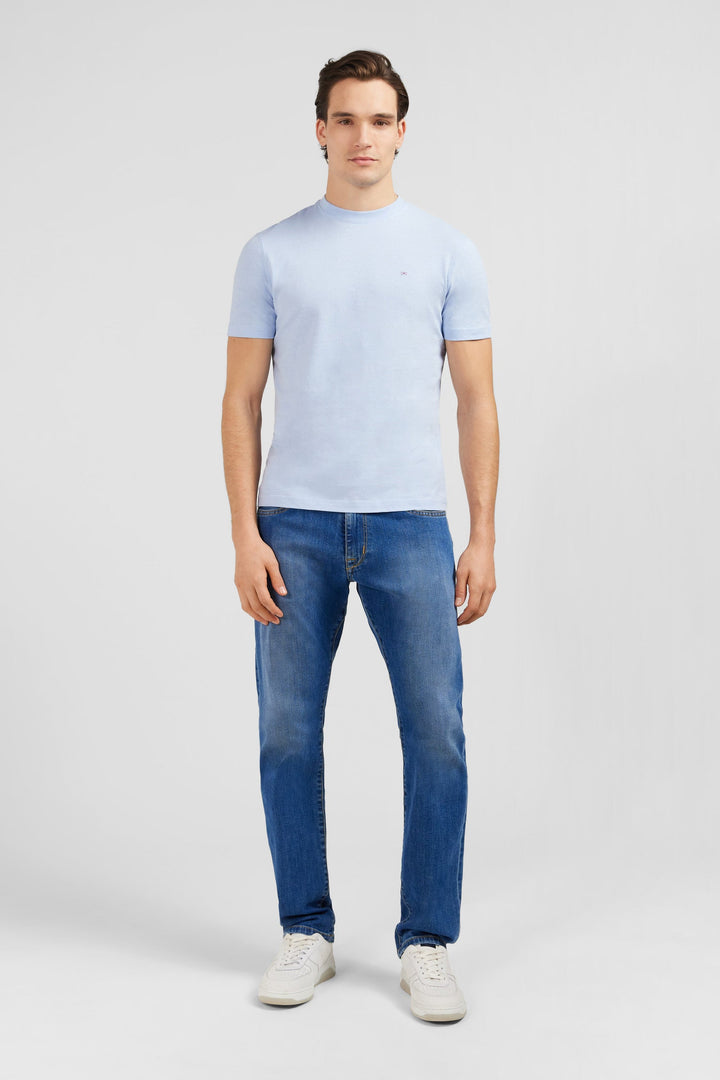 T-shirt manches courtes bleu clair