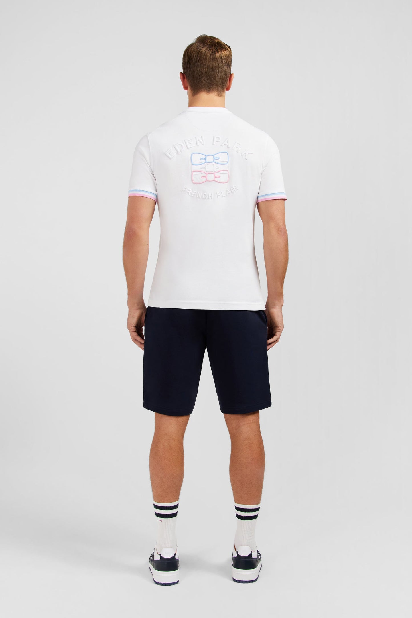 T-shirt manches courtes blanc avec logo reliefé - Image 6