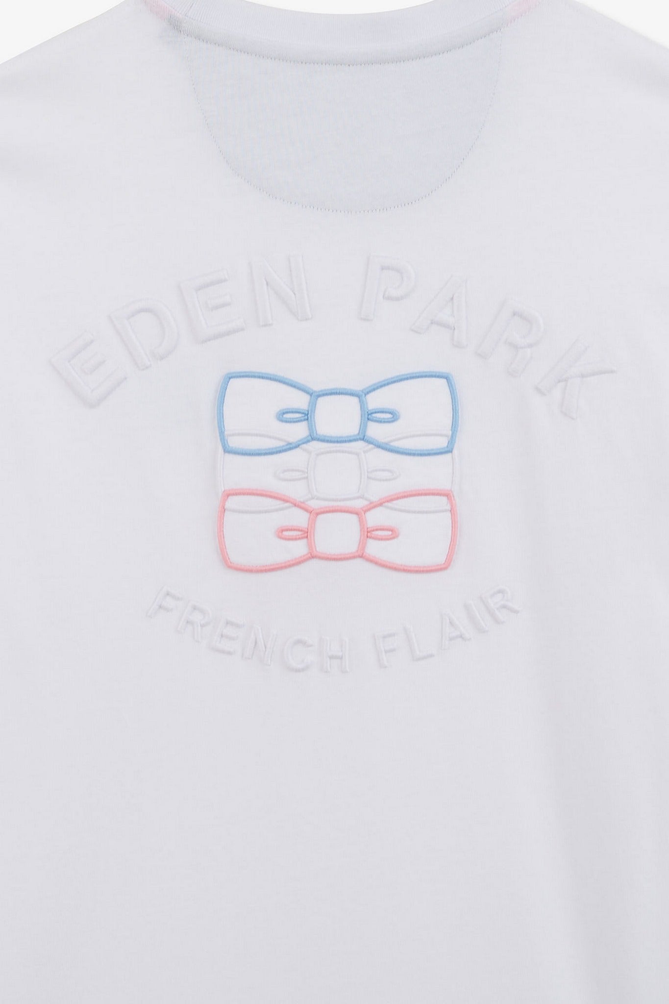 T-shirt manches courtes blanc avec logo reliefé - Image 8