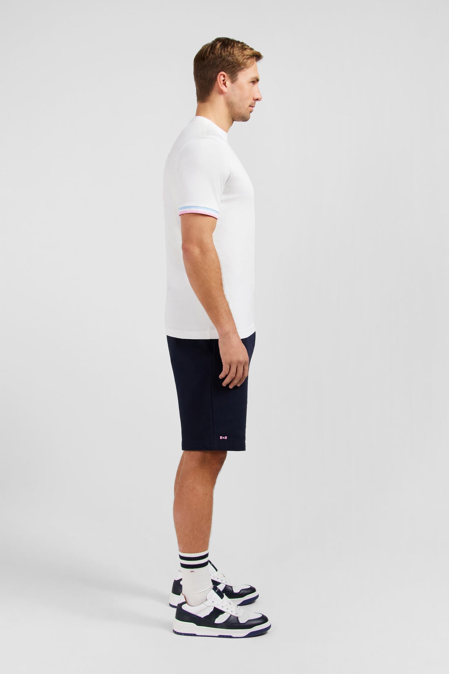 T-shirt manches courtes blanc avec logo reliefé - Image 5