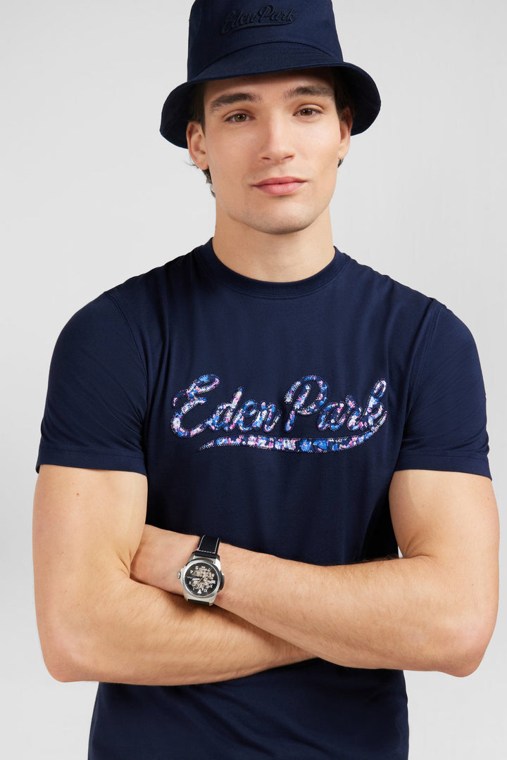 Dark blue T-shirt with Eden Park lettering
