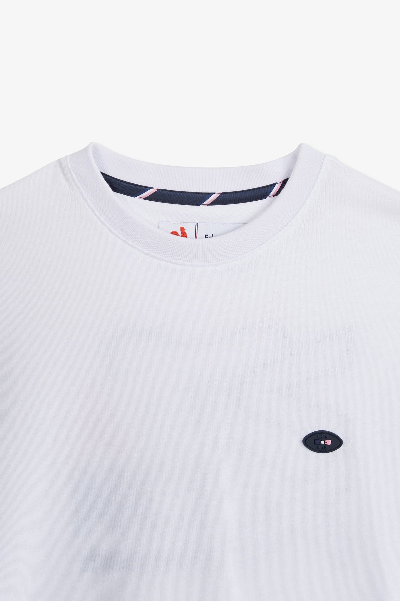 T-shirt blanc à broderie XV de France au dos - Image 8