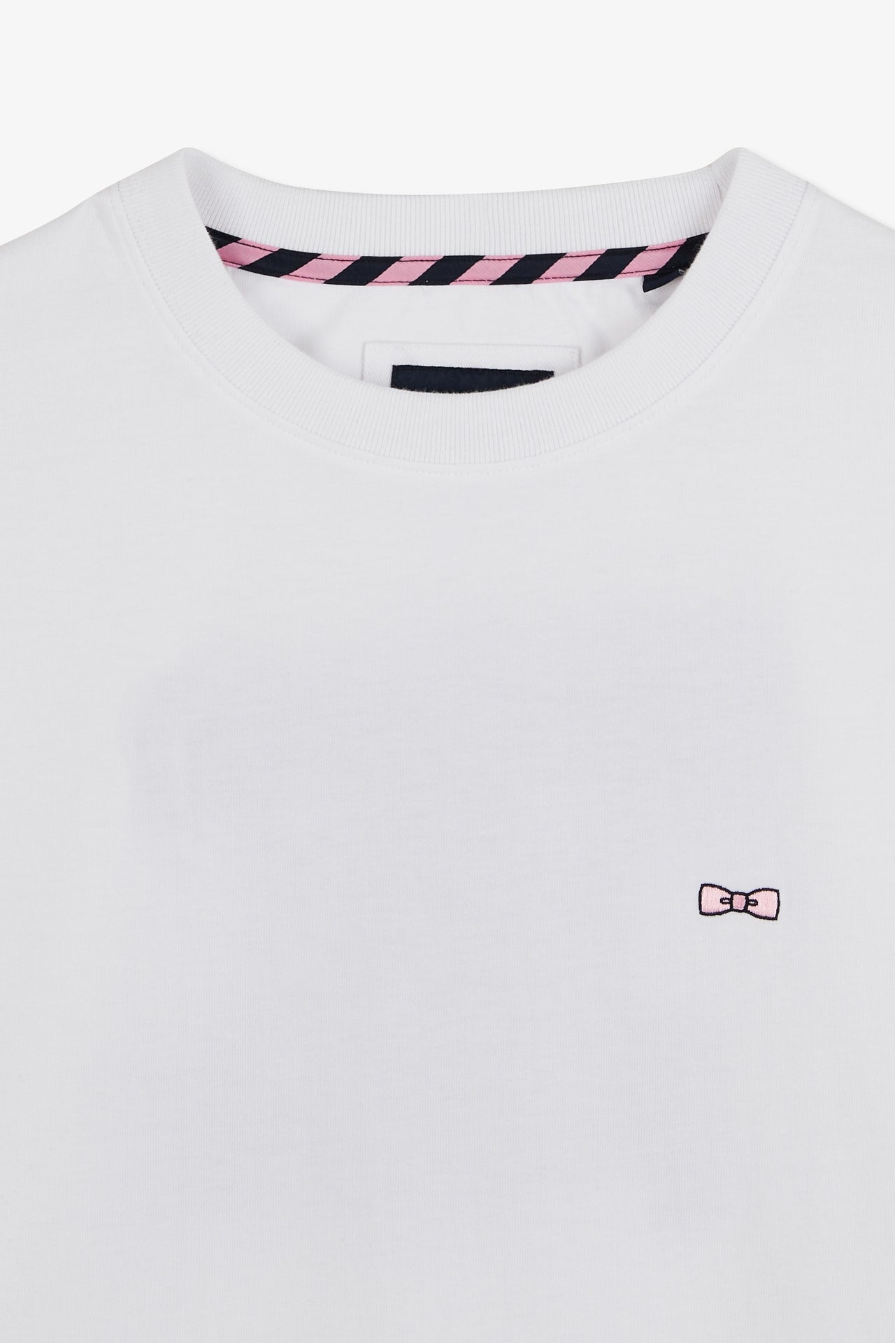 White T-shirt with Eden Park embroidery - Image 8