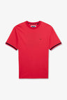 Fuchsia T-shirt with Eden Park embroidery