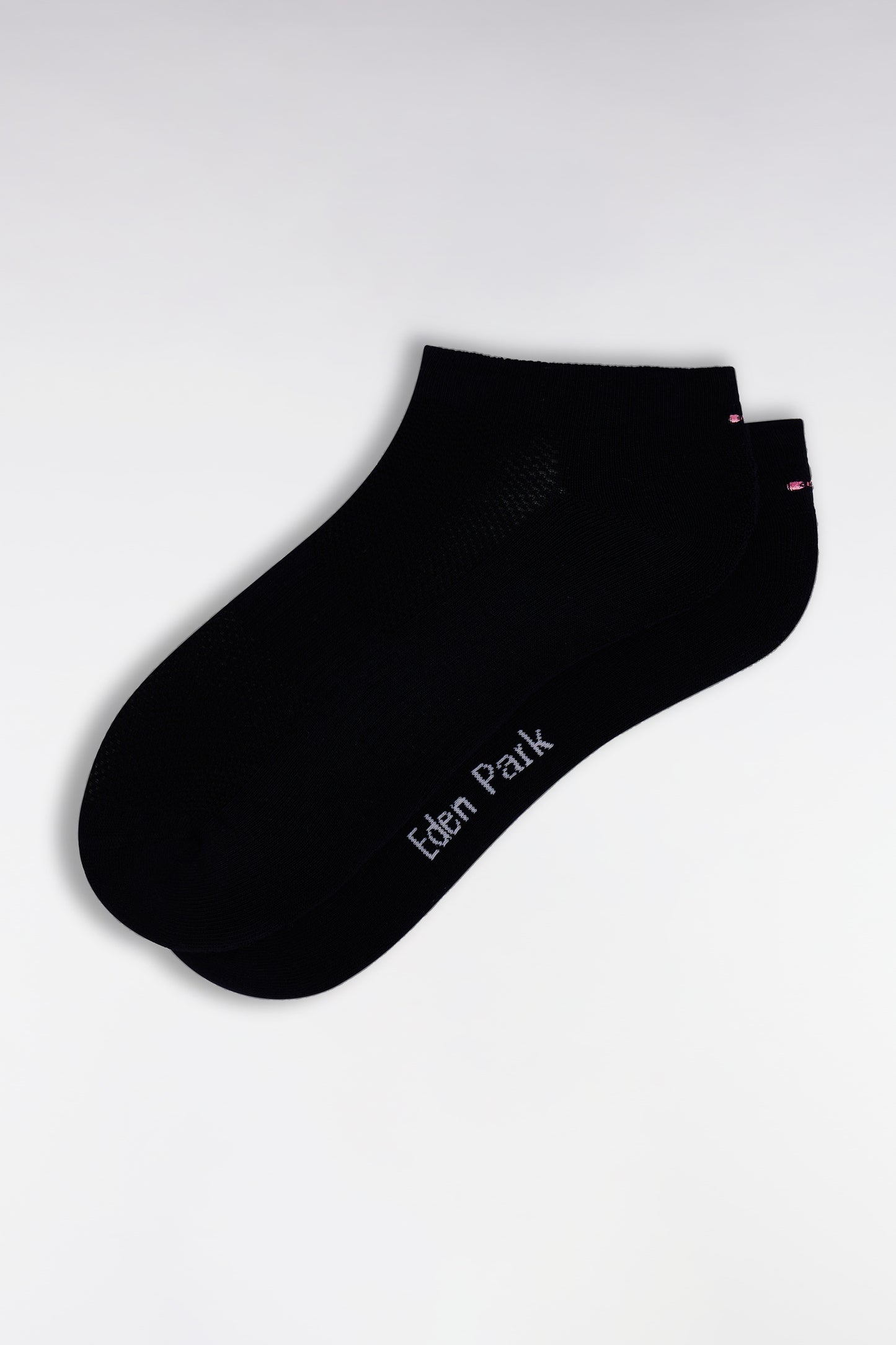 Navy stretch cotton-blend socks