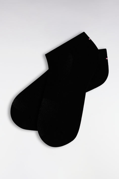 Black stretch cotton-blend socks - Image 2