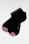 Low-cut socks in navy stretch cotton blend