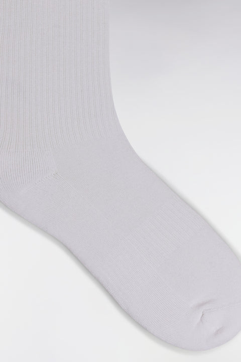 White stretch cotton-blend socks with Eden Park logo - Image 2