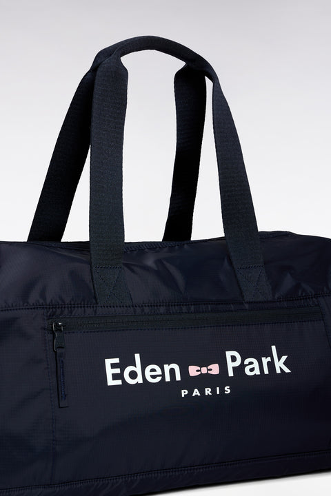 Navy blue duffle bag with Eden Park logo - Image 2
