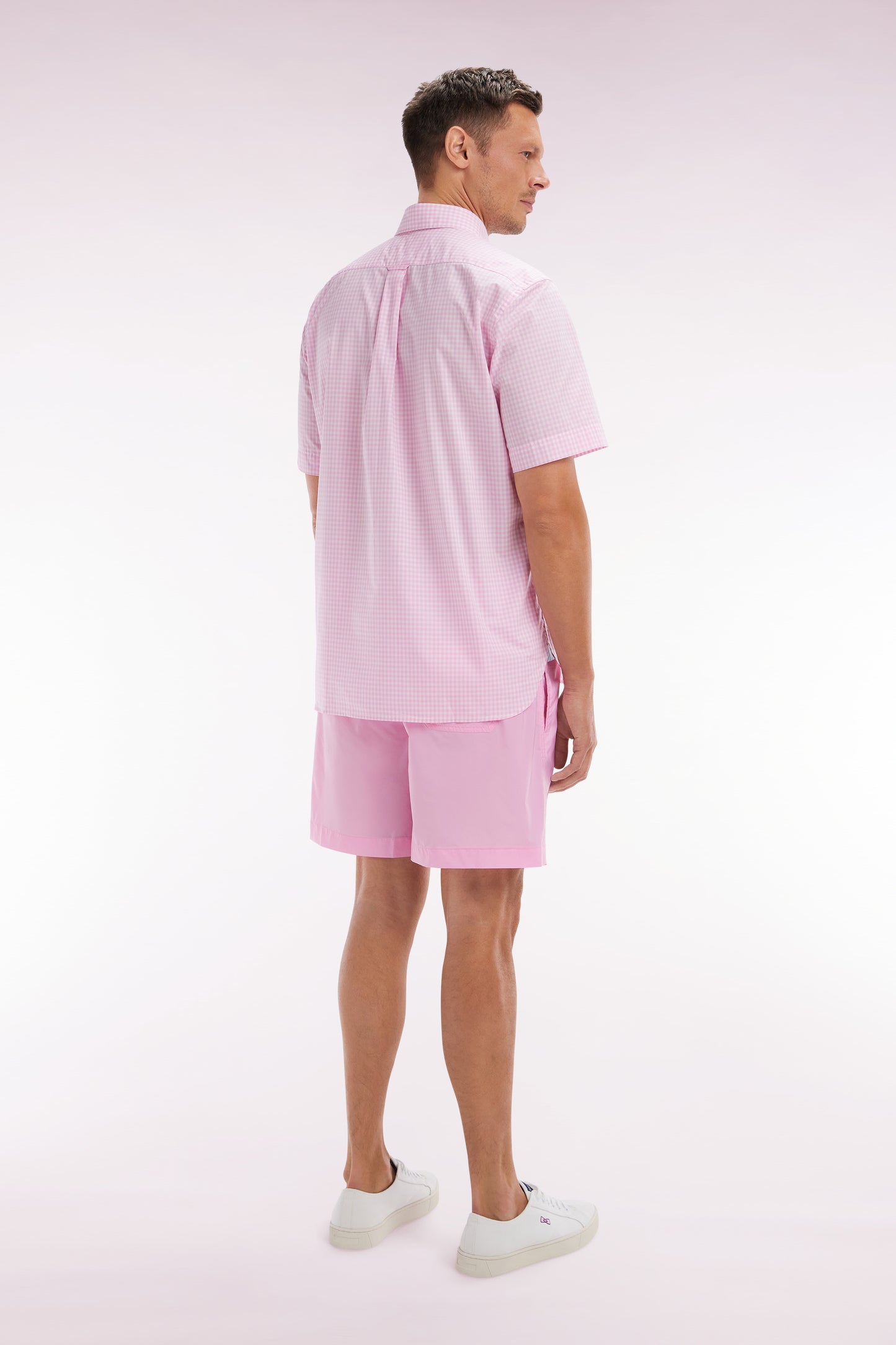 Plain pale pink swimsuit