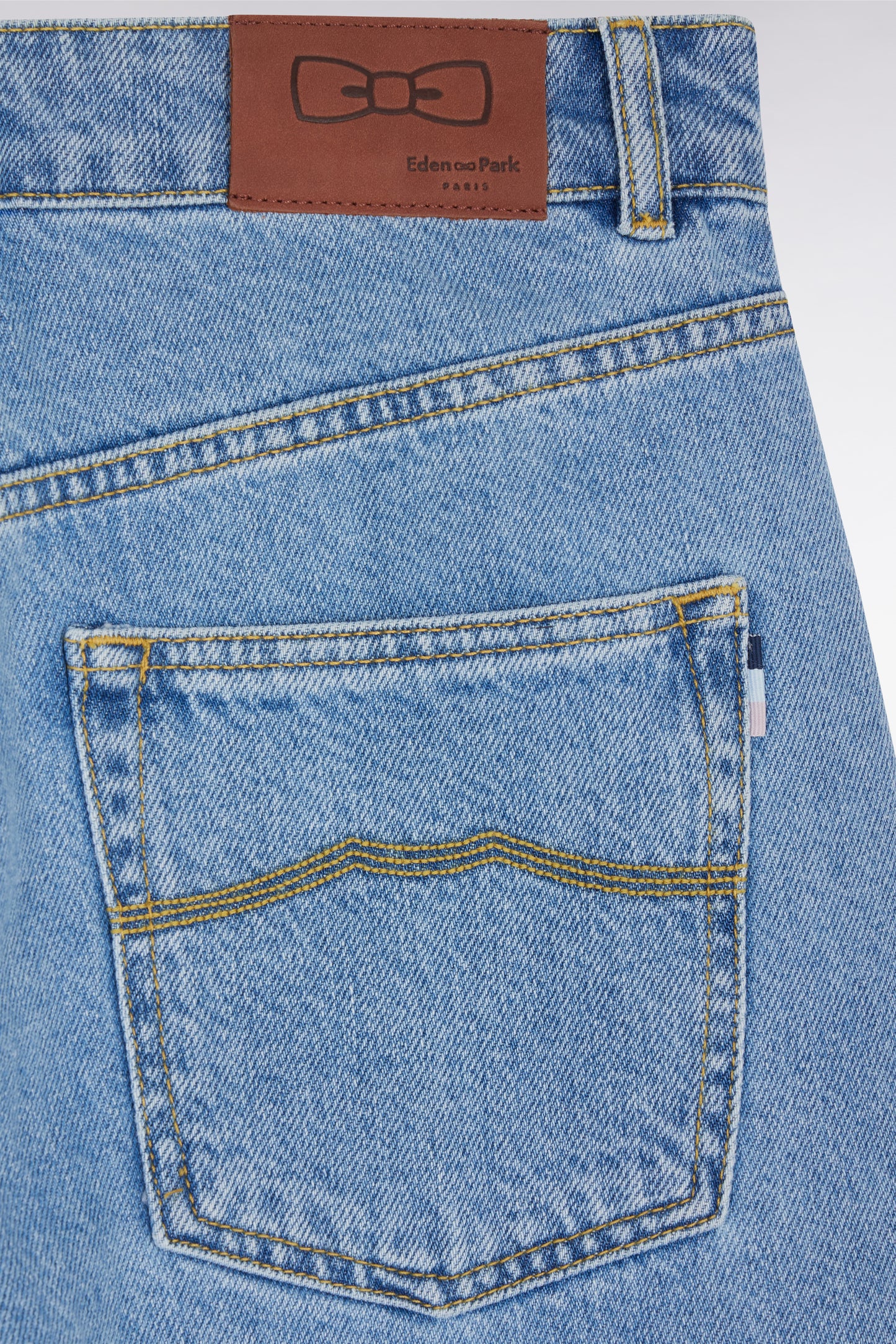 Blue denim 5-pocket boyfriend jeans