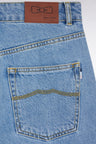 Blue denim 5-pocket boyfriend jeans