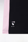 Straight-fit New Zealand shorts in black cotton fleece