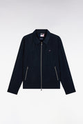 Blouson zippé bleu marine