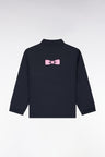 Children navy nylon windproof jacket
