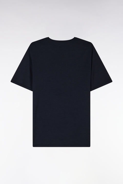 Short pyjamas in cotton and navy modal with Eden Park logo _- LACK BOTTOMS - Image 2